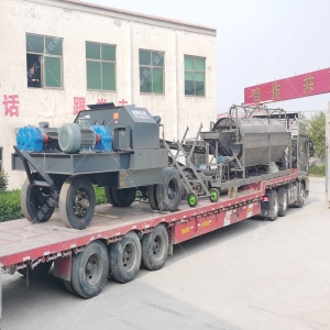 2PG1007型制砂設(shè)備液壓對(duì)輥制砂機(jī)發(fā)貨圖片